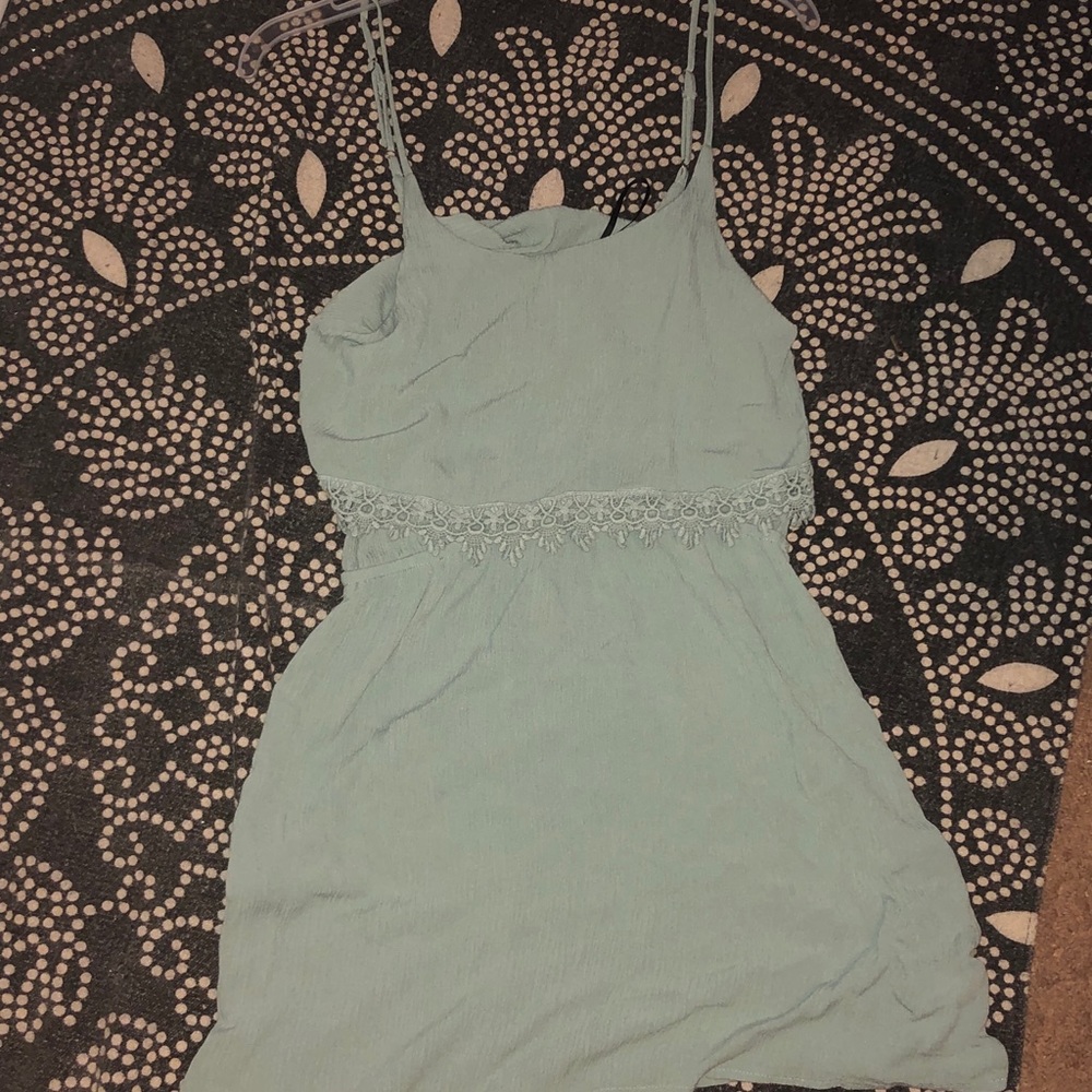 Summer mint green dress